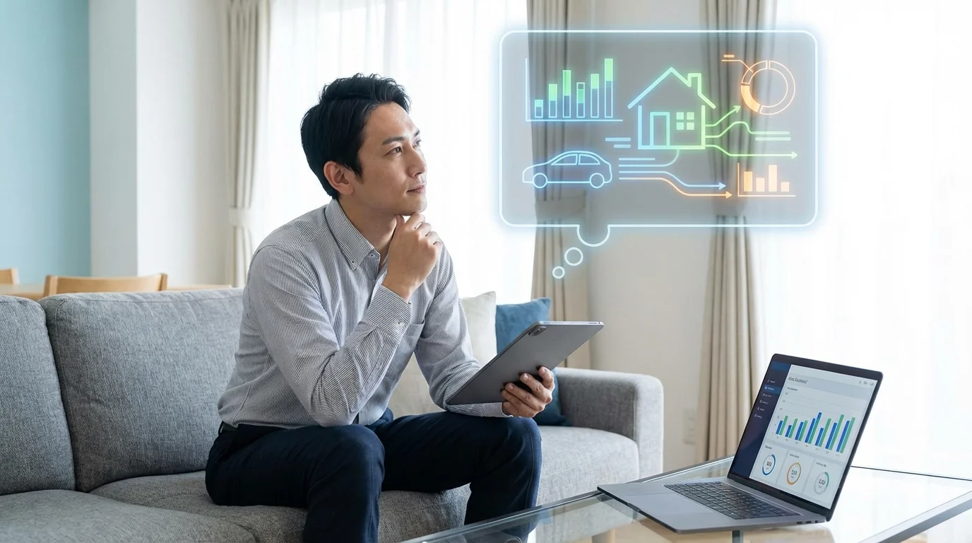 High-tech data dashboard showing real-time customer behavior analysis and lead scoring metrics, emphasizing data-driven decision making in high-ticket marketing.