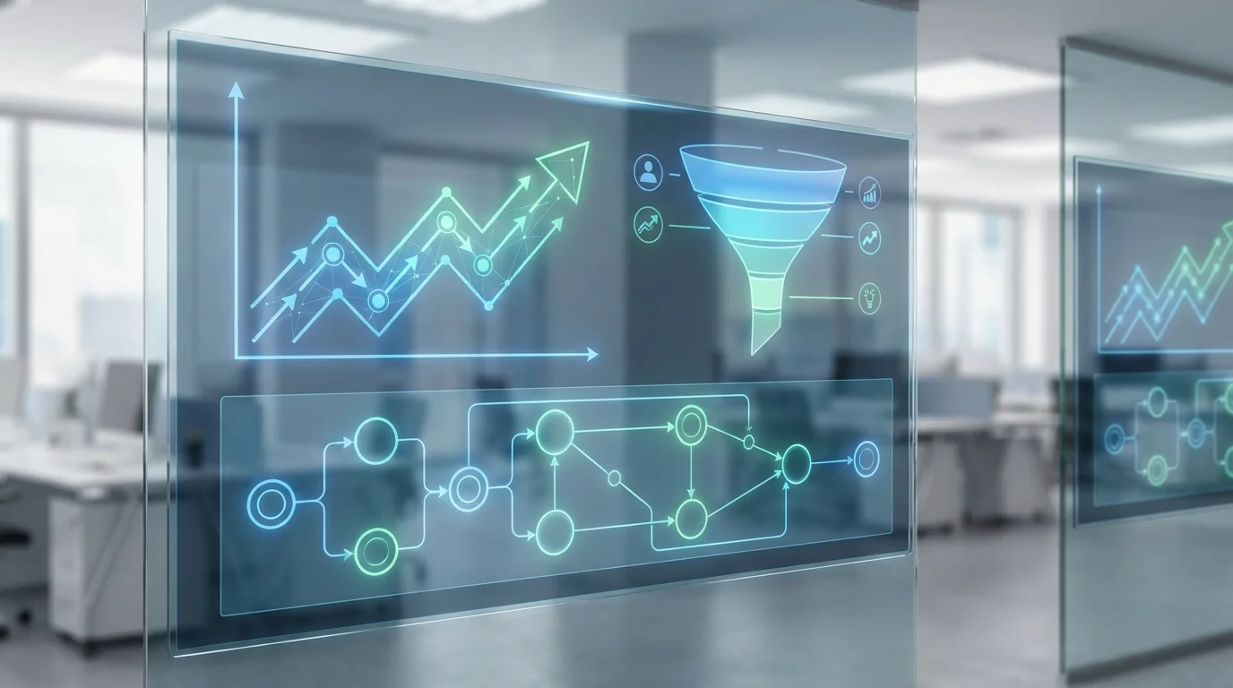 Advanced business data visualization and user experience flow diagram showing how promotional incentives affect the customer journey. The image illustrates the correlation between discount availability and conversion rate optimization.